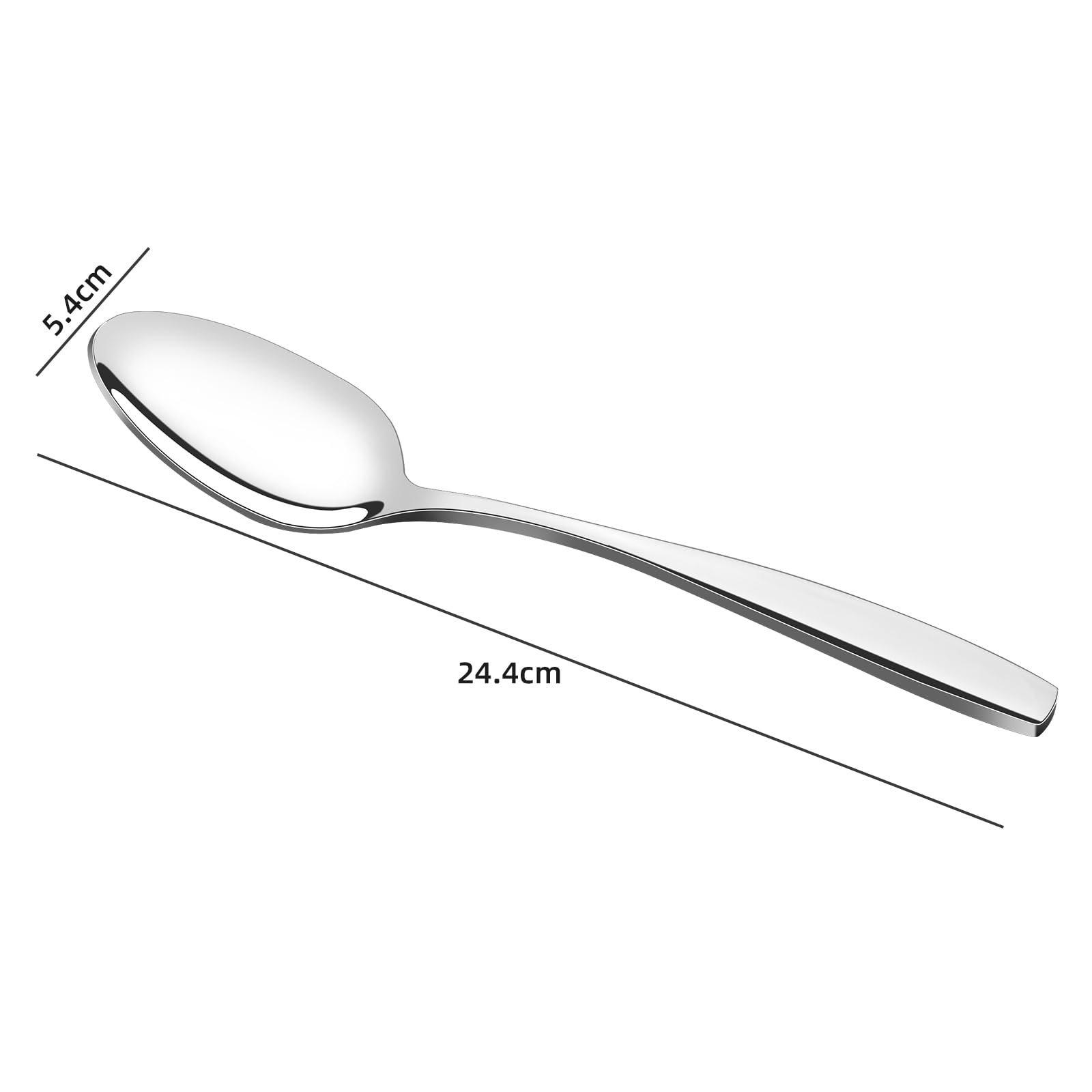Ложка для сервірування Loiycg 6 шт., з нержавіючої сталі, фото №4 Ложка для сервірування Loiycg 6 шт., з нержавіючої сталі, фото №4