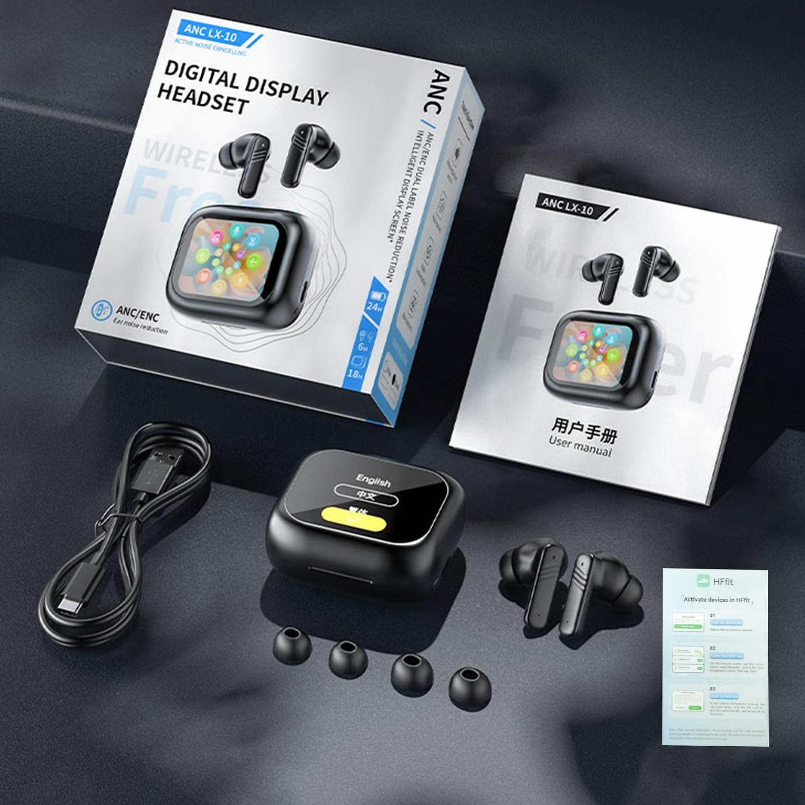 Бездротові навушники з музикою, ігровою гарнітурою з AI-перекладом з ANC/ENC, фото №6