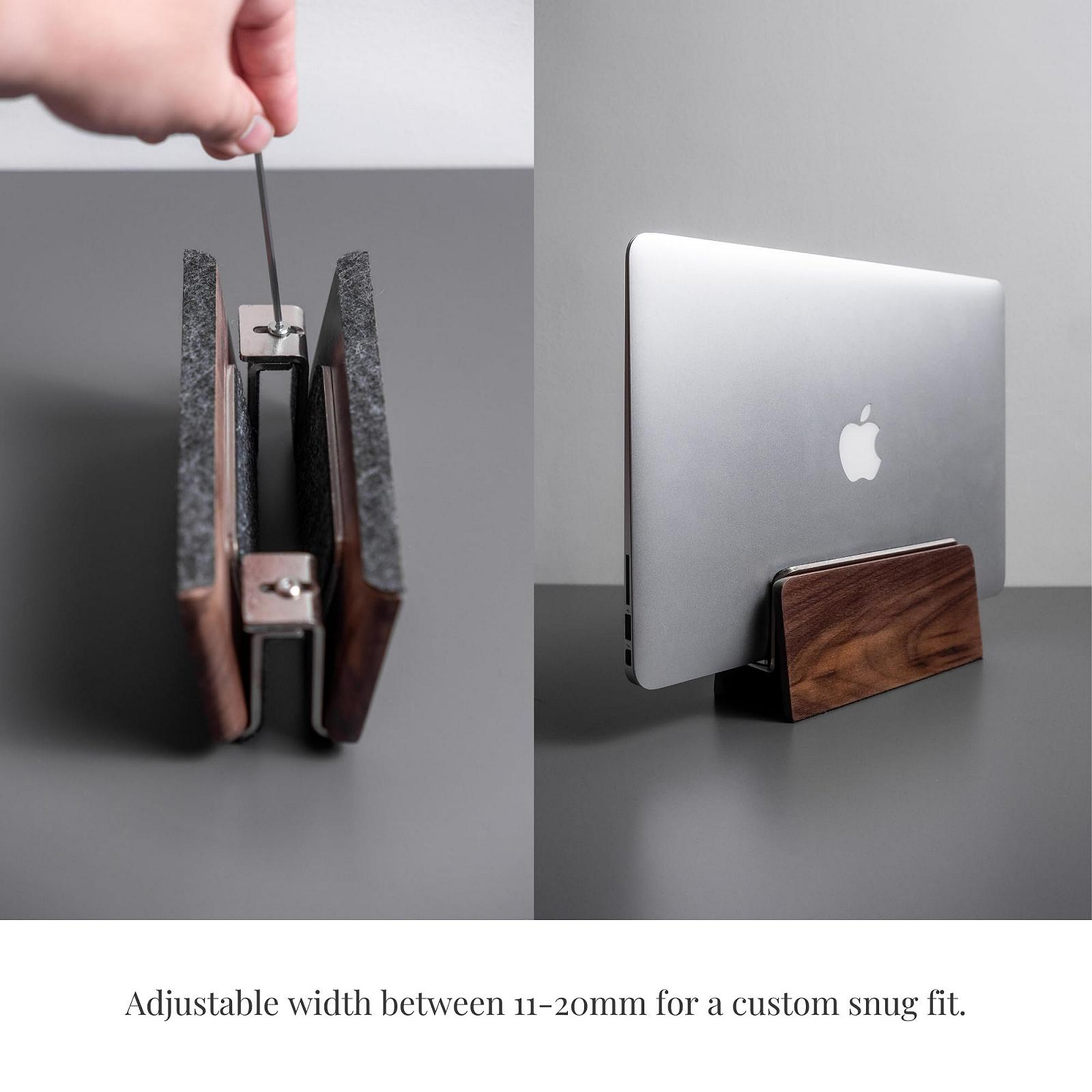 Подставка Вертикальная Raico Дерево грецкого ореха (орех, одинарный слот, регулируемая), фото №2 Подставка Вертикальная Raico Дерево грецкого ореха (орех, одинарный слот, регулируемая), фото №2