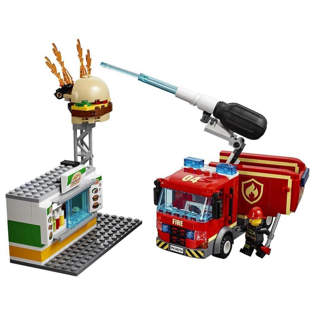 Конструктор LEGO City Пожежа в бургер-кафе 327 деталей 60214, фото №6