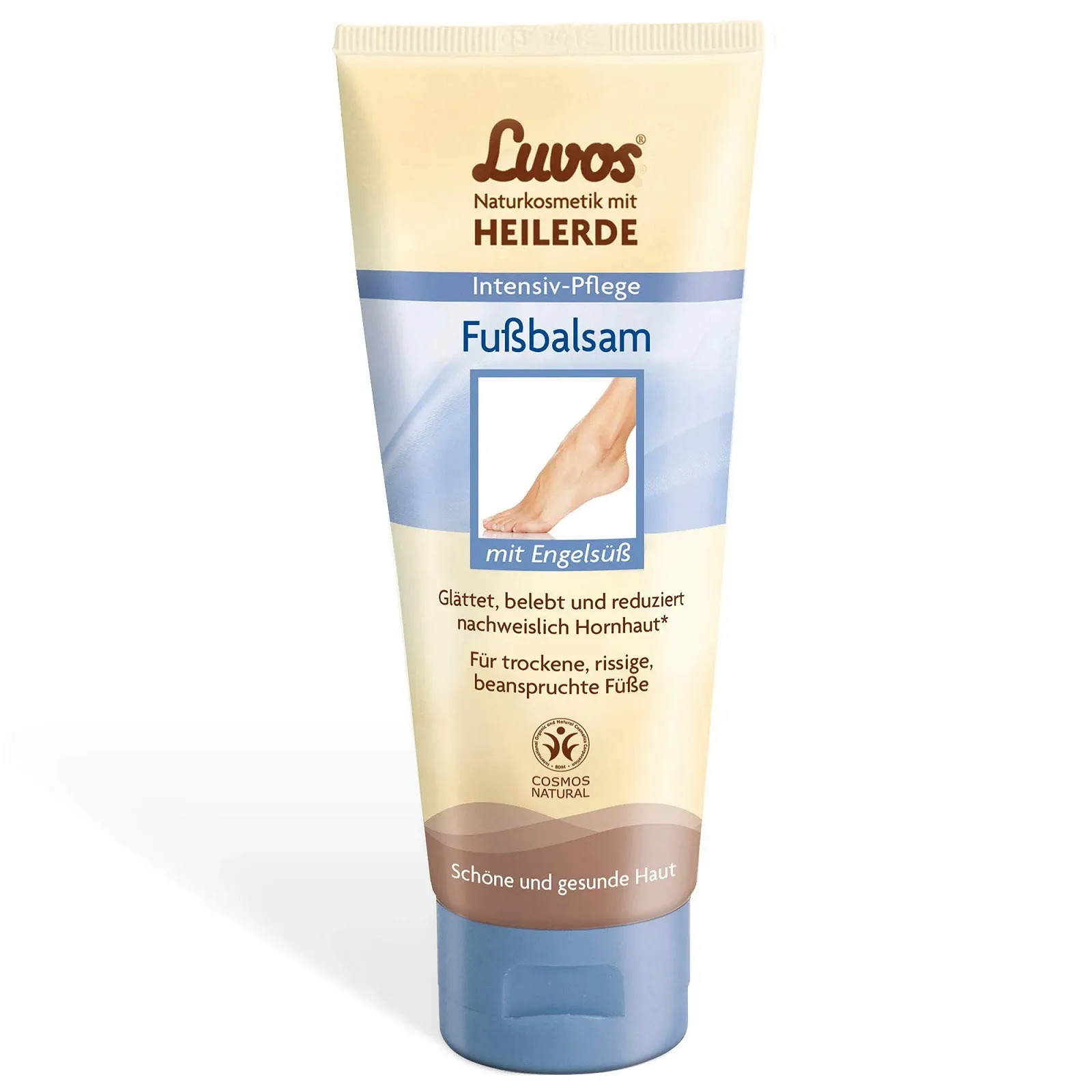 Крем для ног Luvos Healing Clay Intensive Care от мозолей веганский 75 мл, фото №1