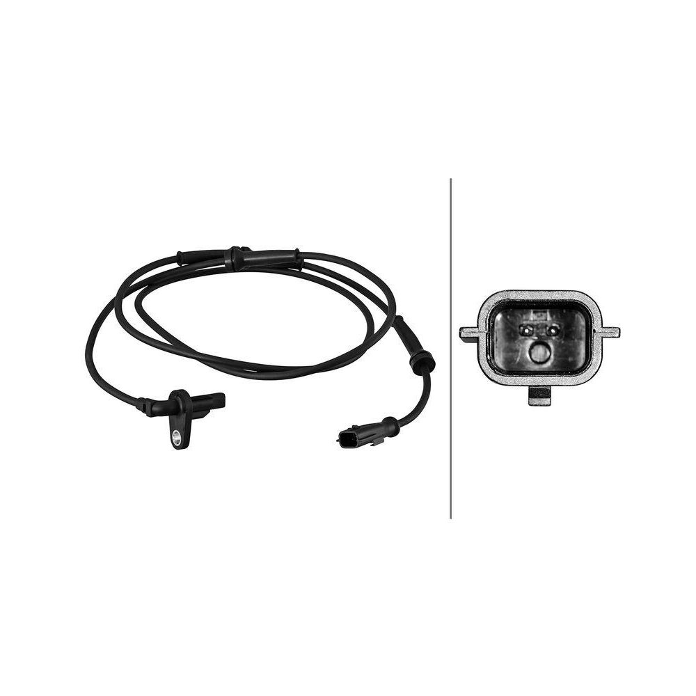 Датчик частоты вращения колеса HELLA 6PU 358 217-281 для MERCEDES-BENZ NISSAN RENAULT, фото №1