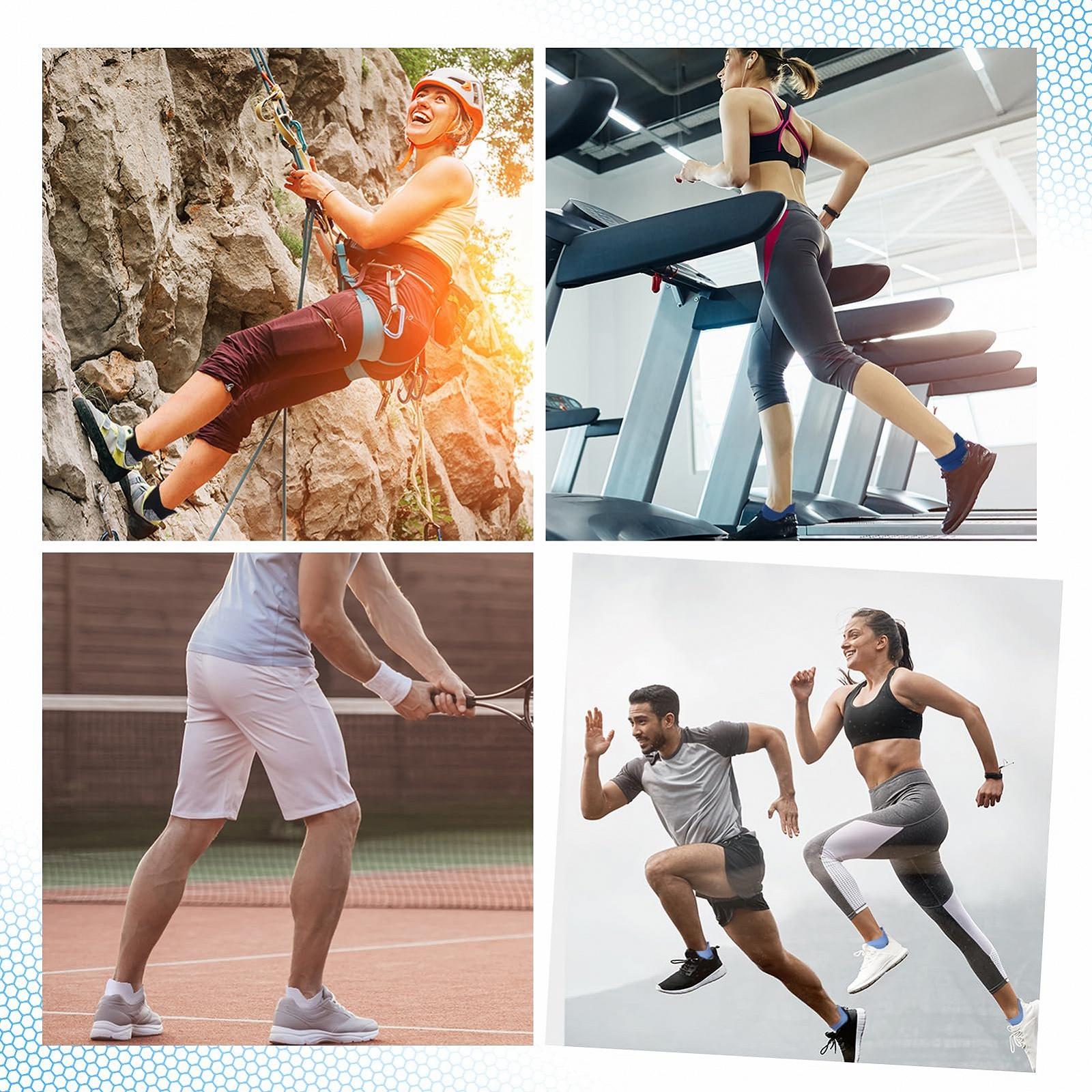 Компрессионные носки для мужчин и женщин 4 пары, для облегчения подошвенного фасциита, 15 мм рт. ст., спортивная поддержка, нескользящие, потоотводящие носки для бега, фото №7 Компрессионные носки для мужчин и женщин 4 пары, для облегчения подошвенного фасциита, 15 мм рт. ст., спортивная поддержка, нескользящие, потоотводящие носки для бега, фото №7