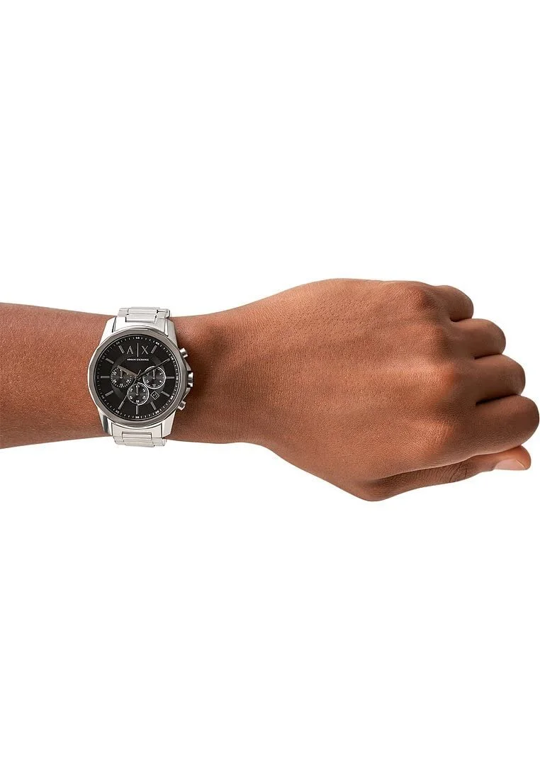 Чоловічий годинник Armani Exchange Silver Tone, кварцовий хронограф, корпус 44 мм, фото №4 Чоловічий годинник Armani Exchange Silver Tone, кварцовий хронограф, корпус 44 мм, фото №4