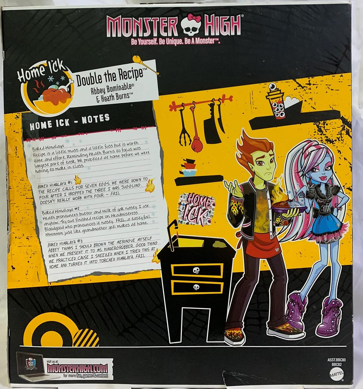 Кукла Mattel Monster High Abbey Bominable и Heath Burns, фото №5 Кукла Mattel Monster High Abbey Bominable и Heath Burns, фото №5