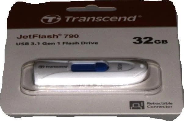 USB Flash-накопичувач Transcend JetFlash 790 TS32GJF790W 32GB USB 3.0 White, фото №6 USB Flash-накопичувач Transcend JetFlash 790 TS32GJF790W 32GB USB 3.0 White, фото №6