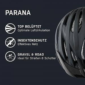 Шлем Alpina Parana Легкий, регулируемый, велосипедный, с сеткой от насекомых, для взрослых synthetic.ua - Фото 1