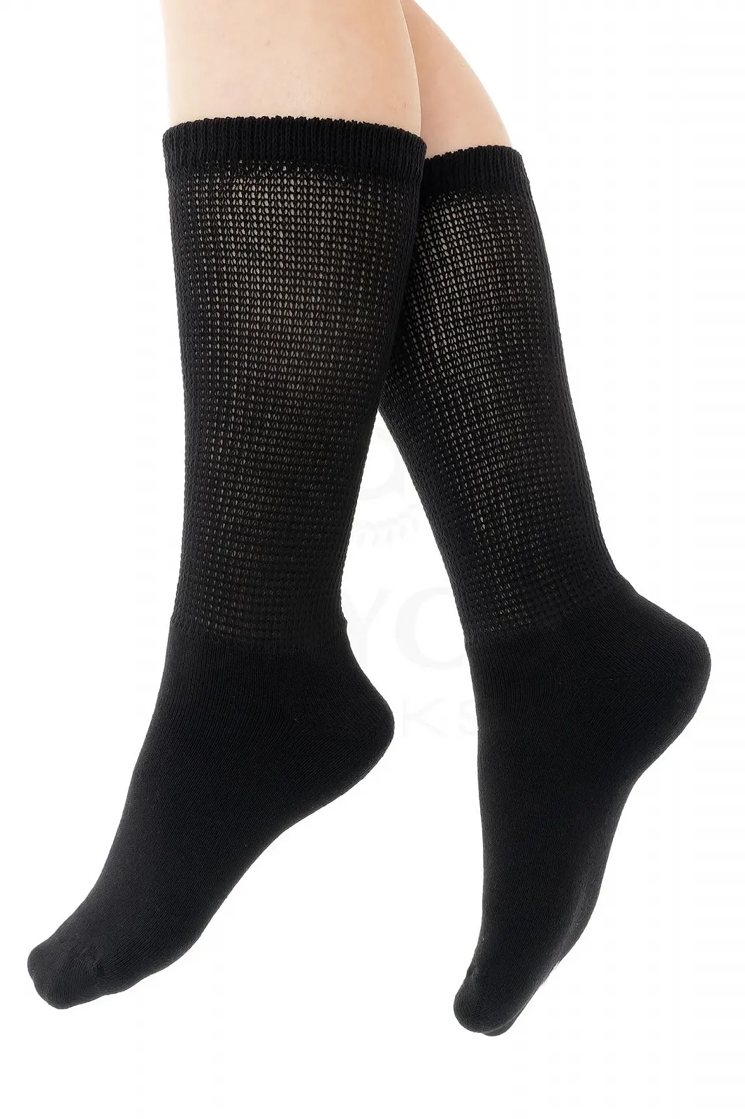 Жіночі м'які бавовняні гольфи з медичною технікою в'язання для діабетиків - 36-40 - PDD101SYH, фото №6