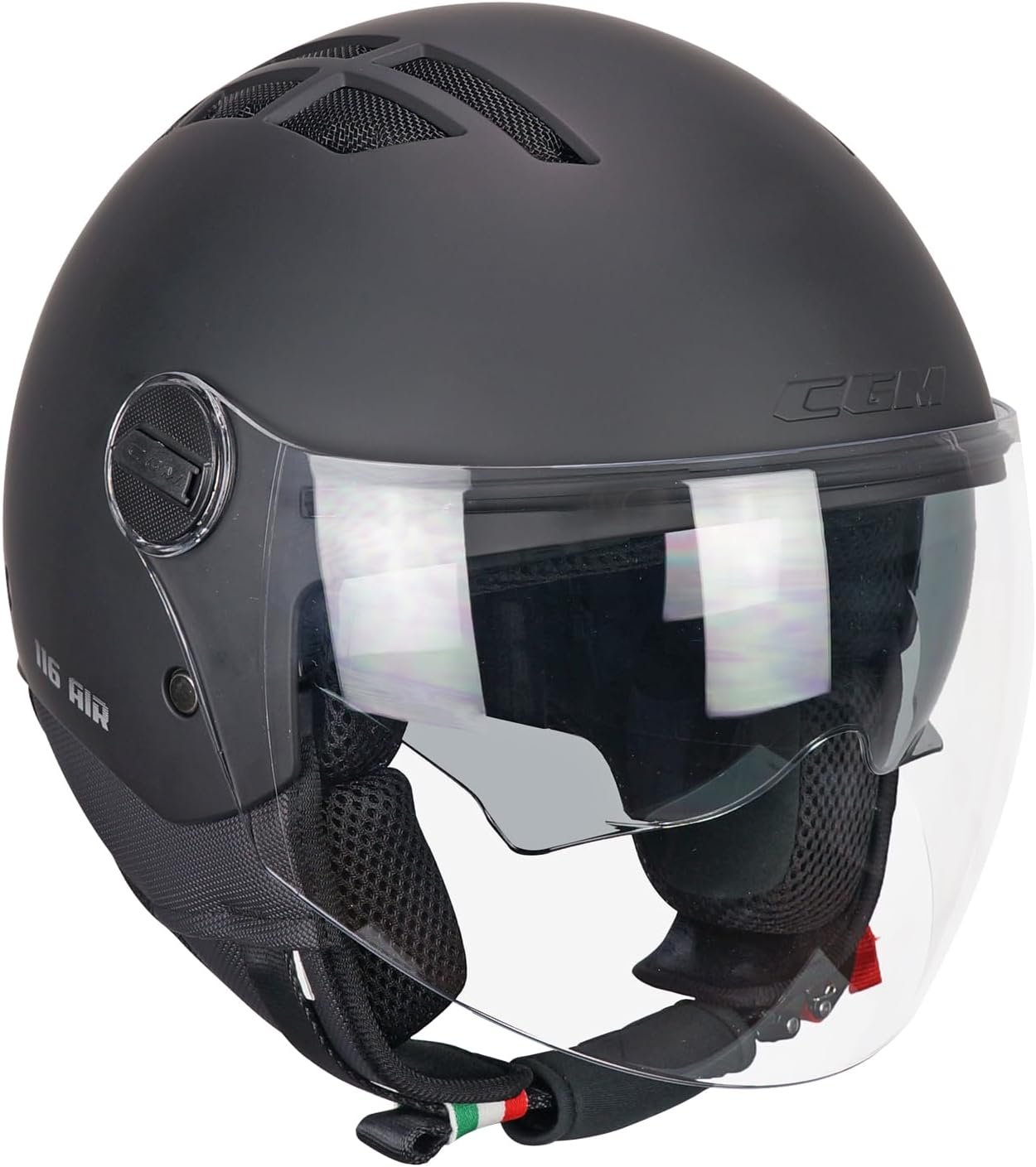 Мотошолом CGM 116A AIR MONO XXL (63-64) Black, фото №2