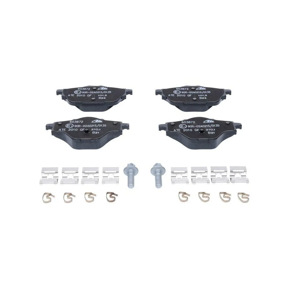Комплект гальмівних колодок дискового гальма ATE 13.0460-3872.2 для CITROËN OPEL PEUGEOT DS, фото №1