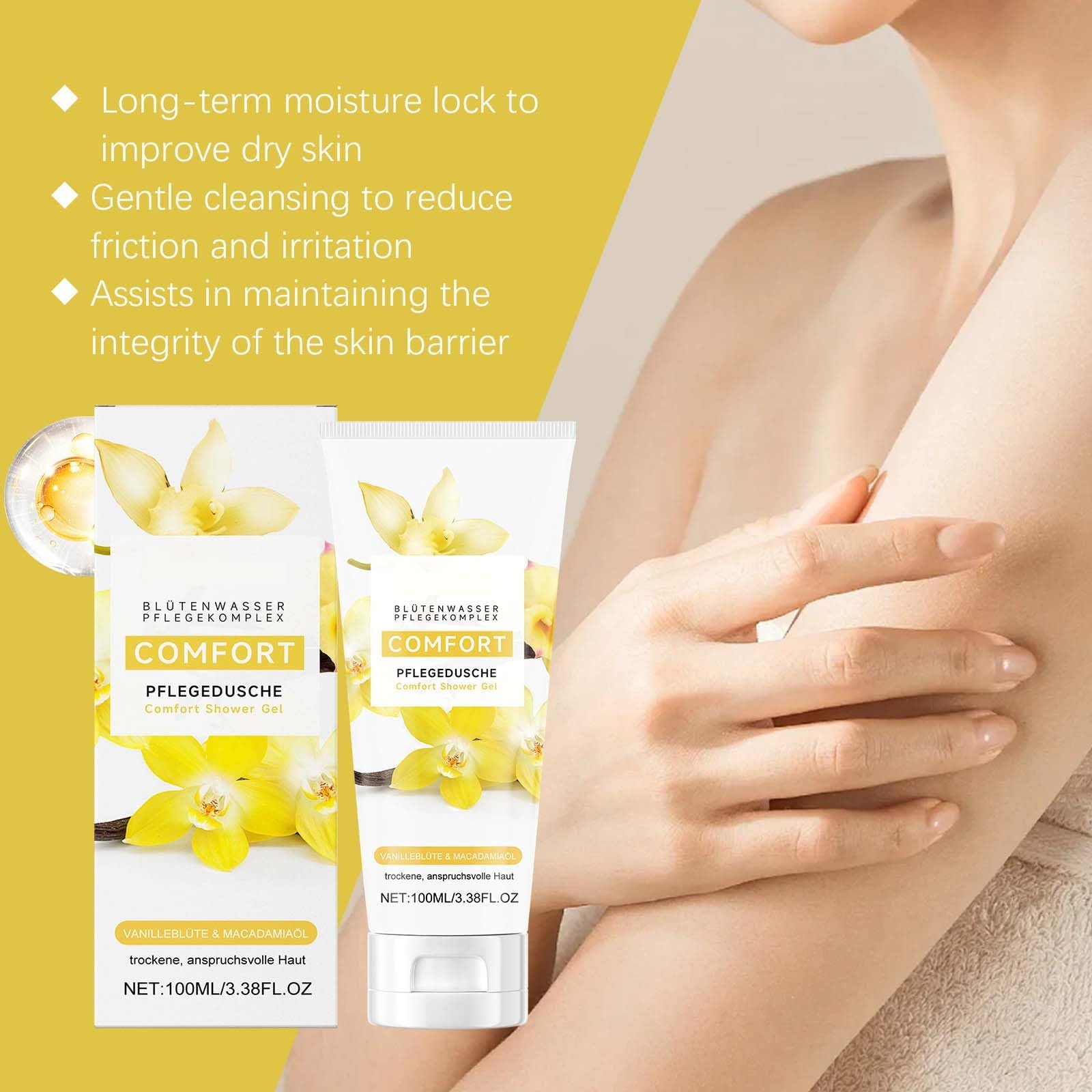 Гель для душу зволожувальний Жіночий Vanilla 24 години, фото №2