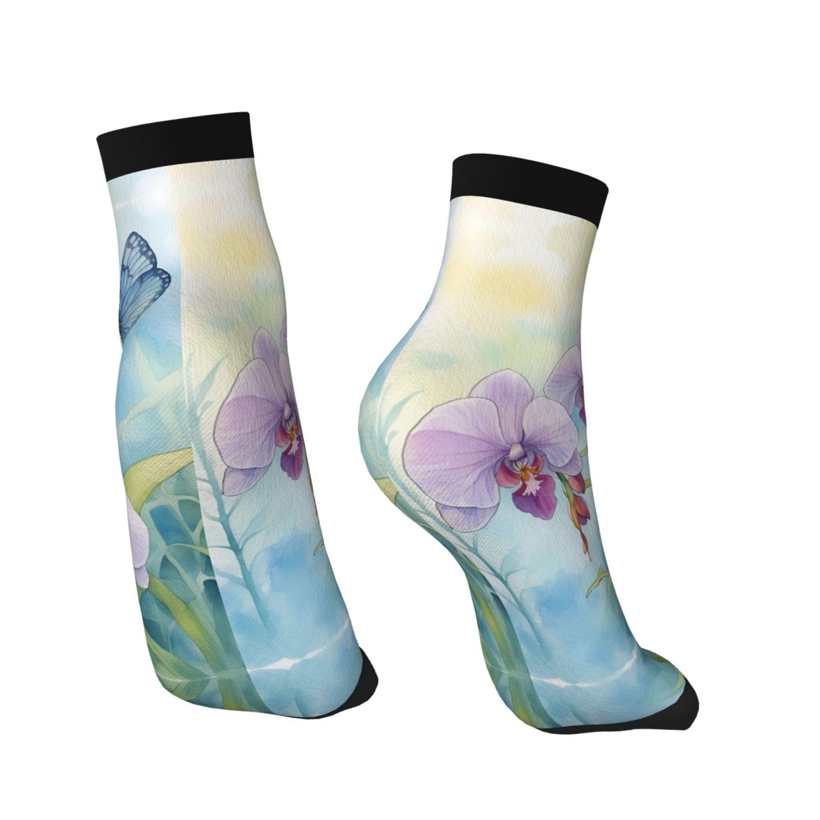 Шкарпетки Квітка Орхідея, One Size, фото №4