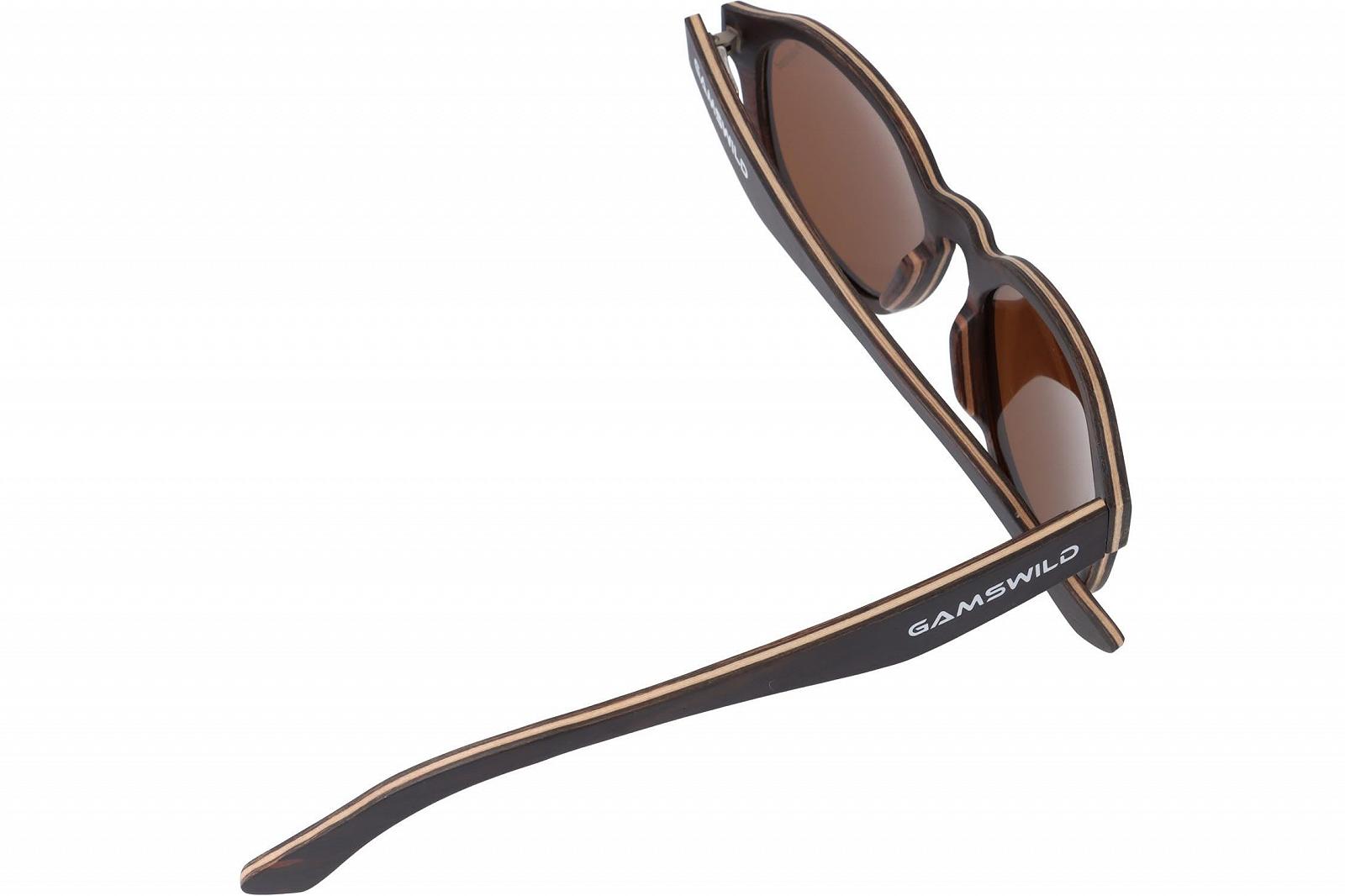 Сонцезахисні окуляри Panto Gamswild WM0013 Дерев'яні, фото №7