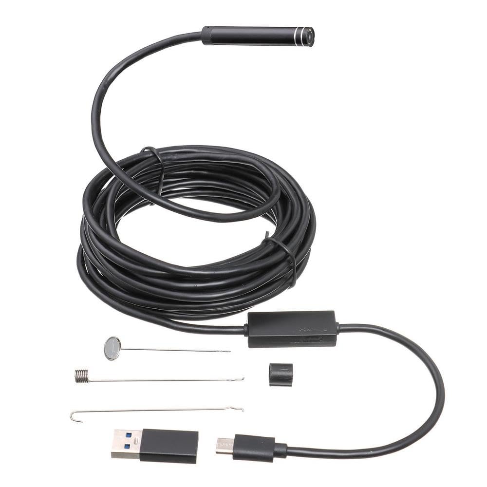 Ендоскоп Fudeshe TPYE-C Інспекційна камера USB Snake Інспекційна камера Промисловий трубопровід Автомобільний Телефонний ендоскоп, фото №2