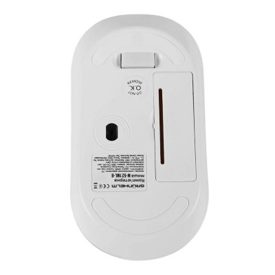 Мышка Grunhelm M-521WL-B Wireless White (126873), фото №4
