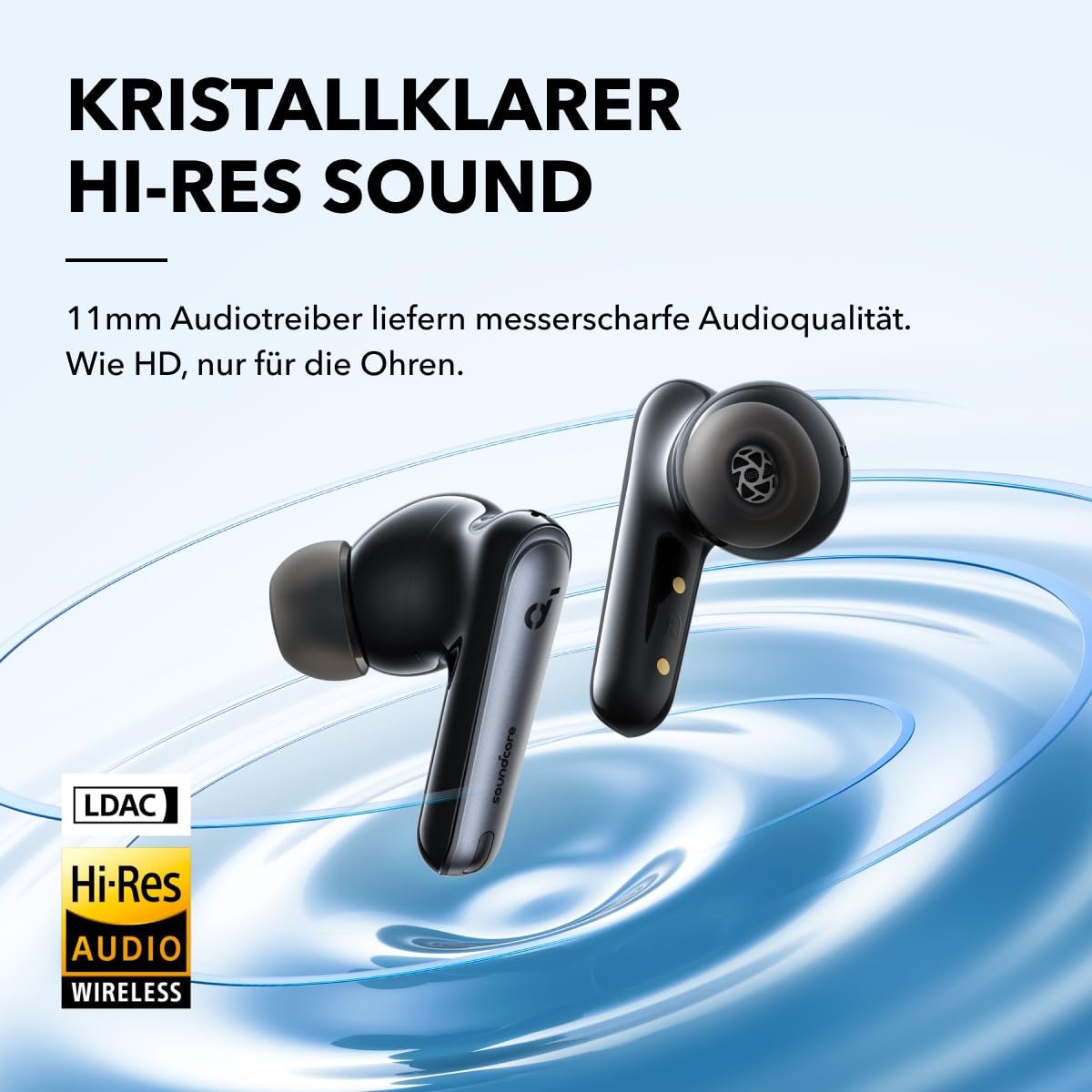 Наушники Bluetooth soundcore by Anker Liberty 4 NC с шумоподавлением Black, фото №4