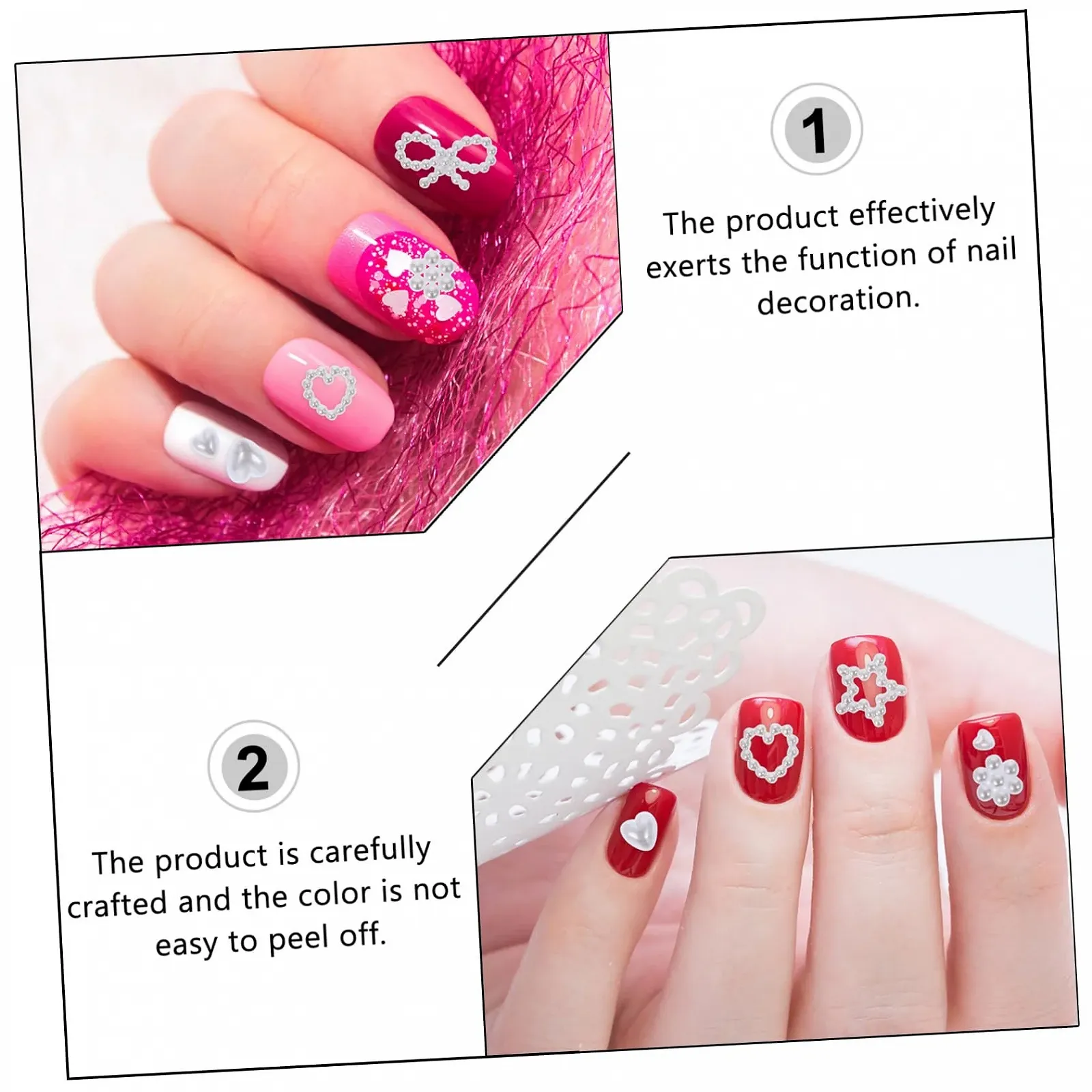 Стразы для ногтей Healvian, 2 коробки, фото №3