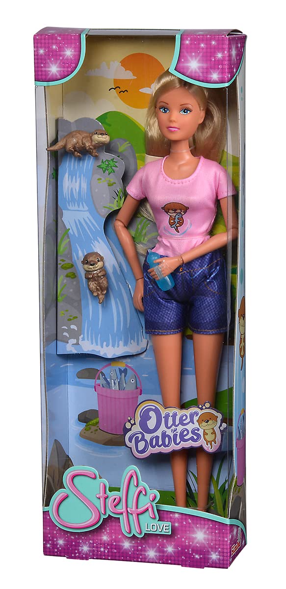 Кукла Steffi Love Simba Ухаживает за детенышами выдры с бутылочкой для воды, 29 см, от 3 лет, фото №5 Кукла Steffi Love Simba Ухаживает за детенышами выдры с бутылочкой для воды, 29 см, от 3 лет, фото №5
