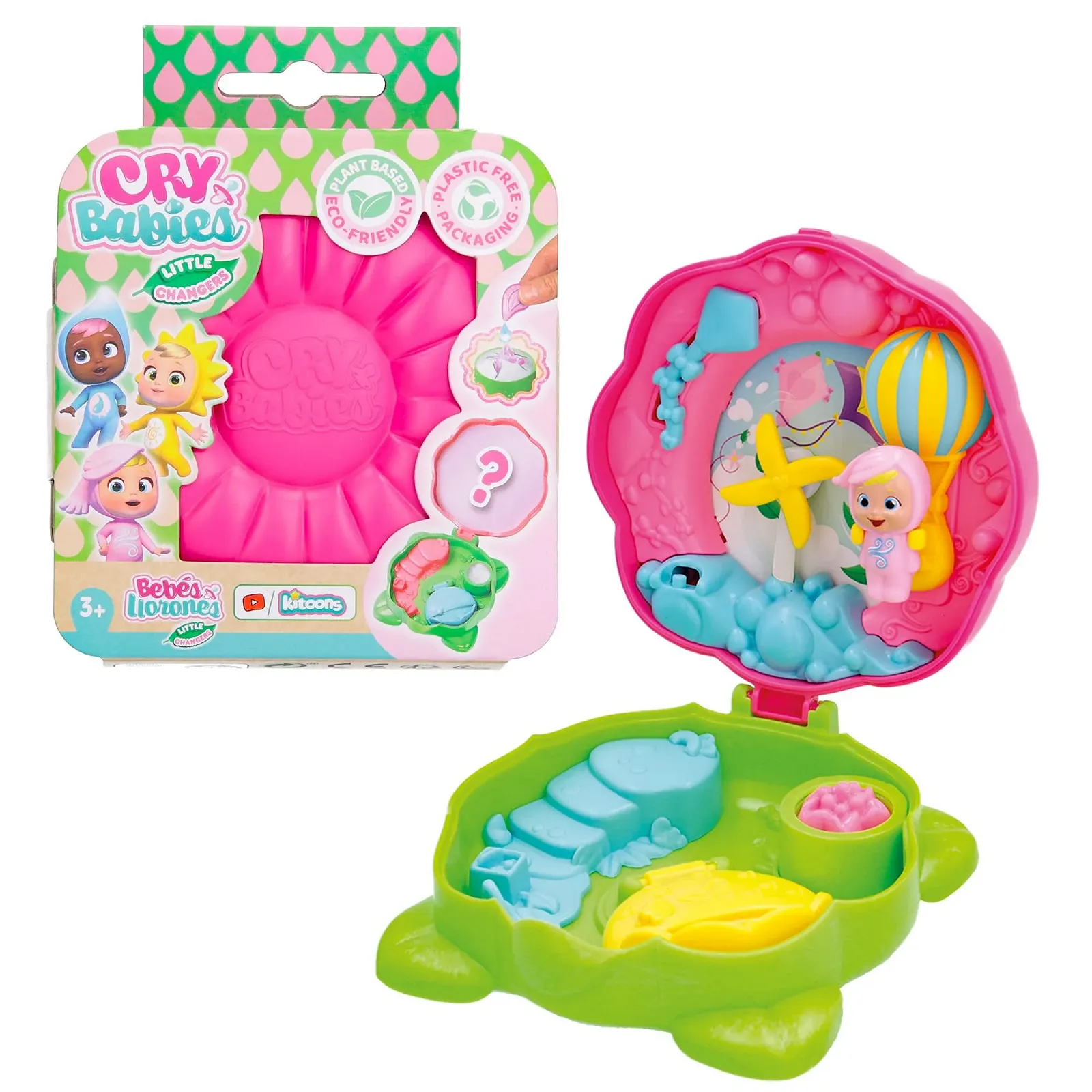 Кукла Cry Babies Little Changers Windy Flower Shaped Collector Capsule с мини-куклой, пипеткой и листовкой +3 года, фото №2 Кукла Cry Babies Little Changers Windy Flower Shaped Collector Capsule с мини-куклой, пипеткой и листовкой +3 года, фото №2