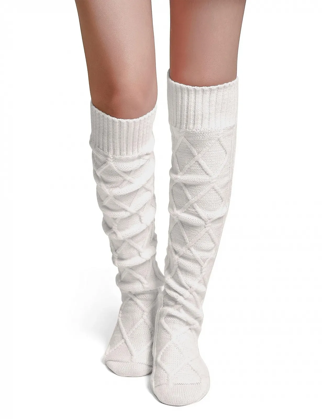 Жіночі теплі шкарпетки вище коліна, фото №1 Жіночі теплі шкарпетки вище коліна, фото №1