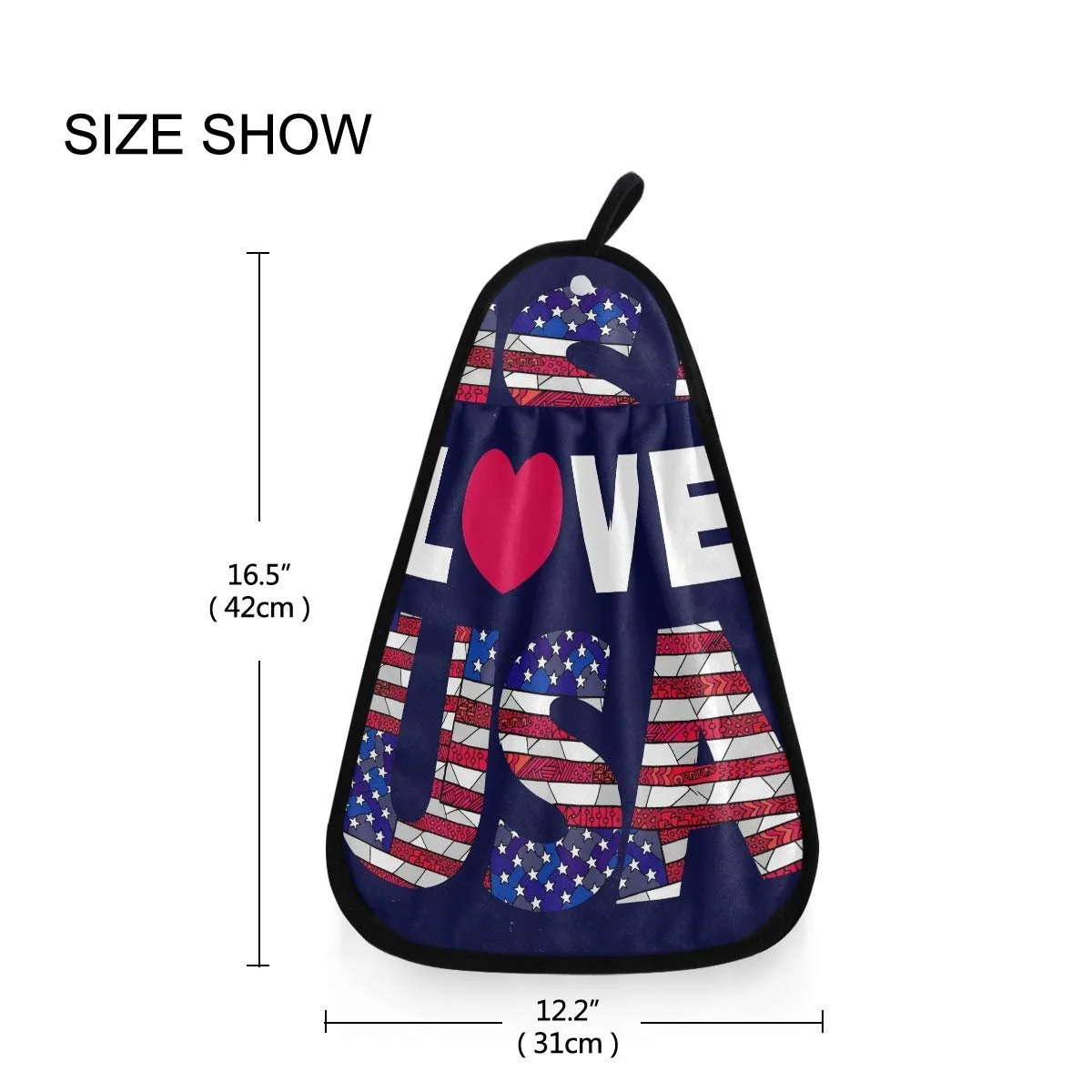 Підвісний рушник Love USA 42х31 см, фото №6