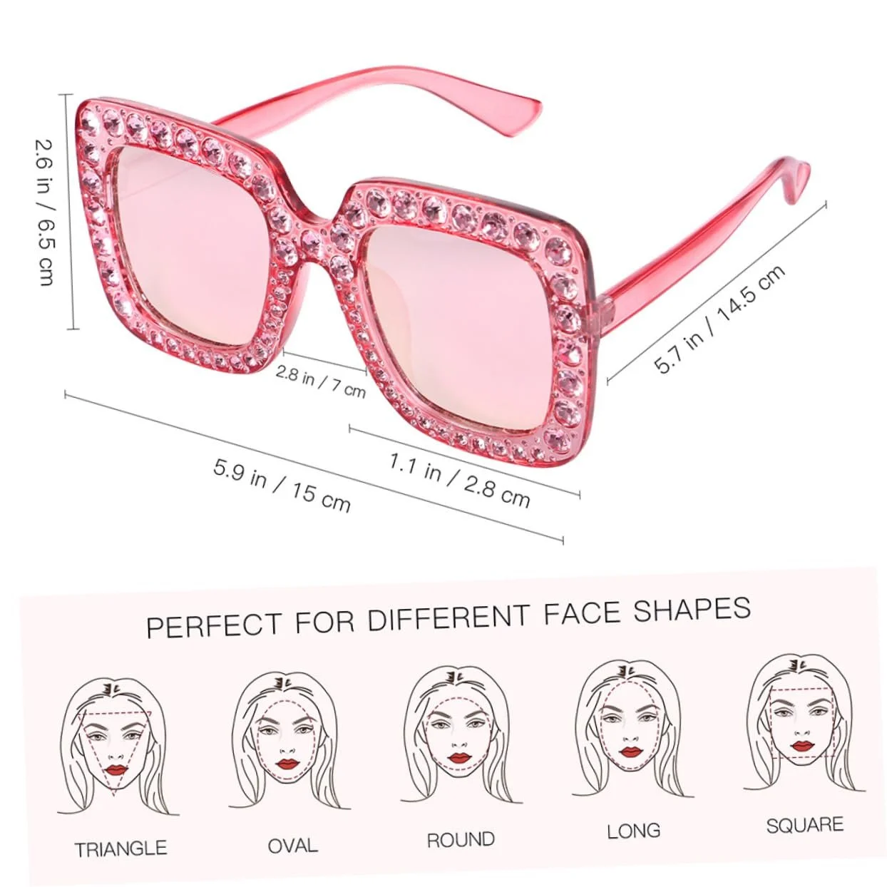 PACKOVE Окуляри Вуличні Модні 8 шт. Літні Повсякденні для жінок, фото №2