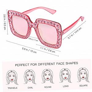 PACKOVE Окуляри Вуличні Модні 8 шт. Літні Повсякденні для жінок synthetic.ua - Фото 1