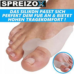 Роздільник для пальців ніг SPREIZOX Захист від вальгусної деформації стопи Силіконовий Hallux Valgus, [Упаковка з 6 штук] synthetic.ua - Фото 1