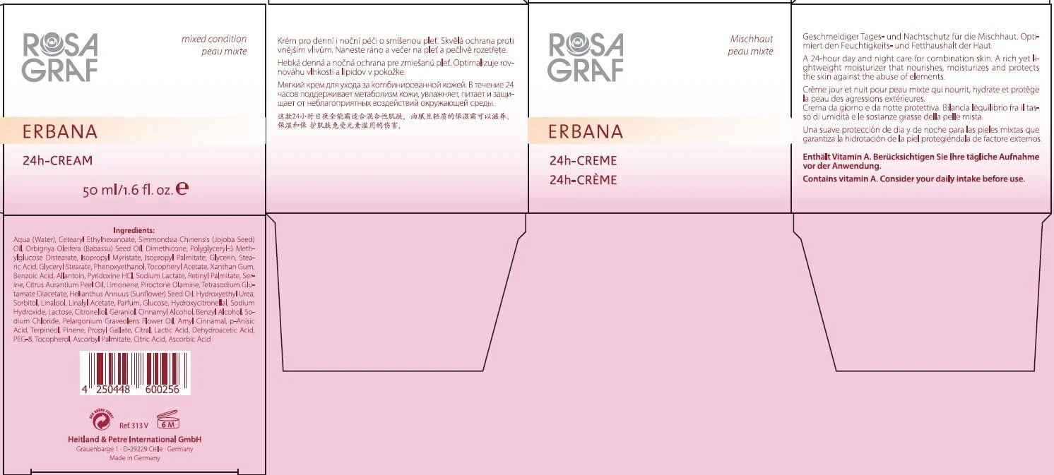 Крем Rosa Graf ERBANA DAY & NIGHT для комбінованої шкіри, фото №2