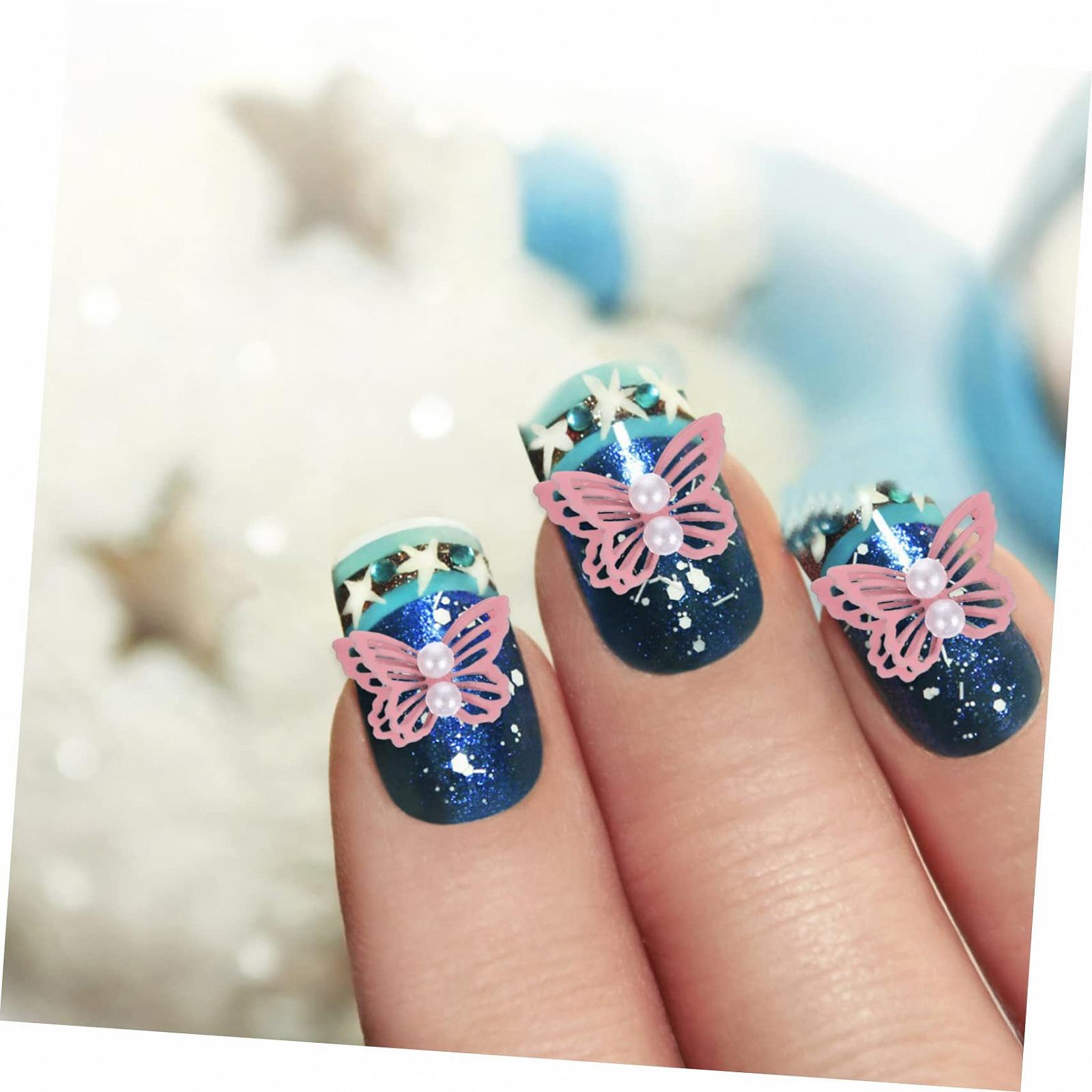 Украшение для ногтей Бабочки 7шт, фото №6 Украшение для ногтей Бабочки 7шт, фото №6