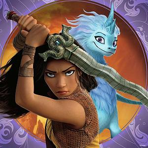 Пазл Ravensburger 05098 Raya, the Brave Warrior 3 x 49 элементов synthetic.ua - Фото 1