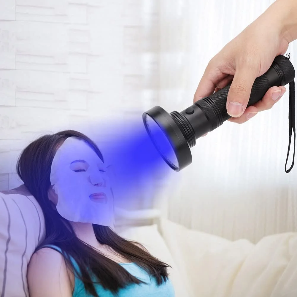 Ліхтар Tbest 100 LED для виявлення витоків, алюмінієвий, сірий, фото №3