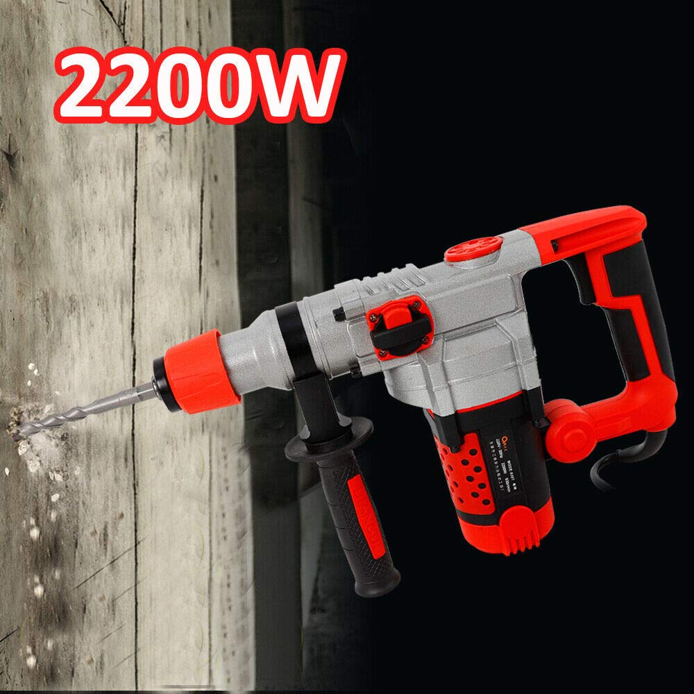 Перфоратор Heavy Duty Electric 2200 Вт Дрилем Набір 30 Циліндр, фото №5