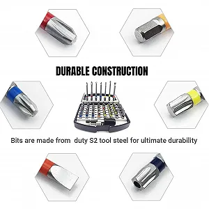 Набор отверточных бит Set 56-в-1 для ремонта электроники S2 synthetic.ua - Фото 1