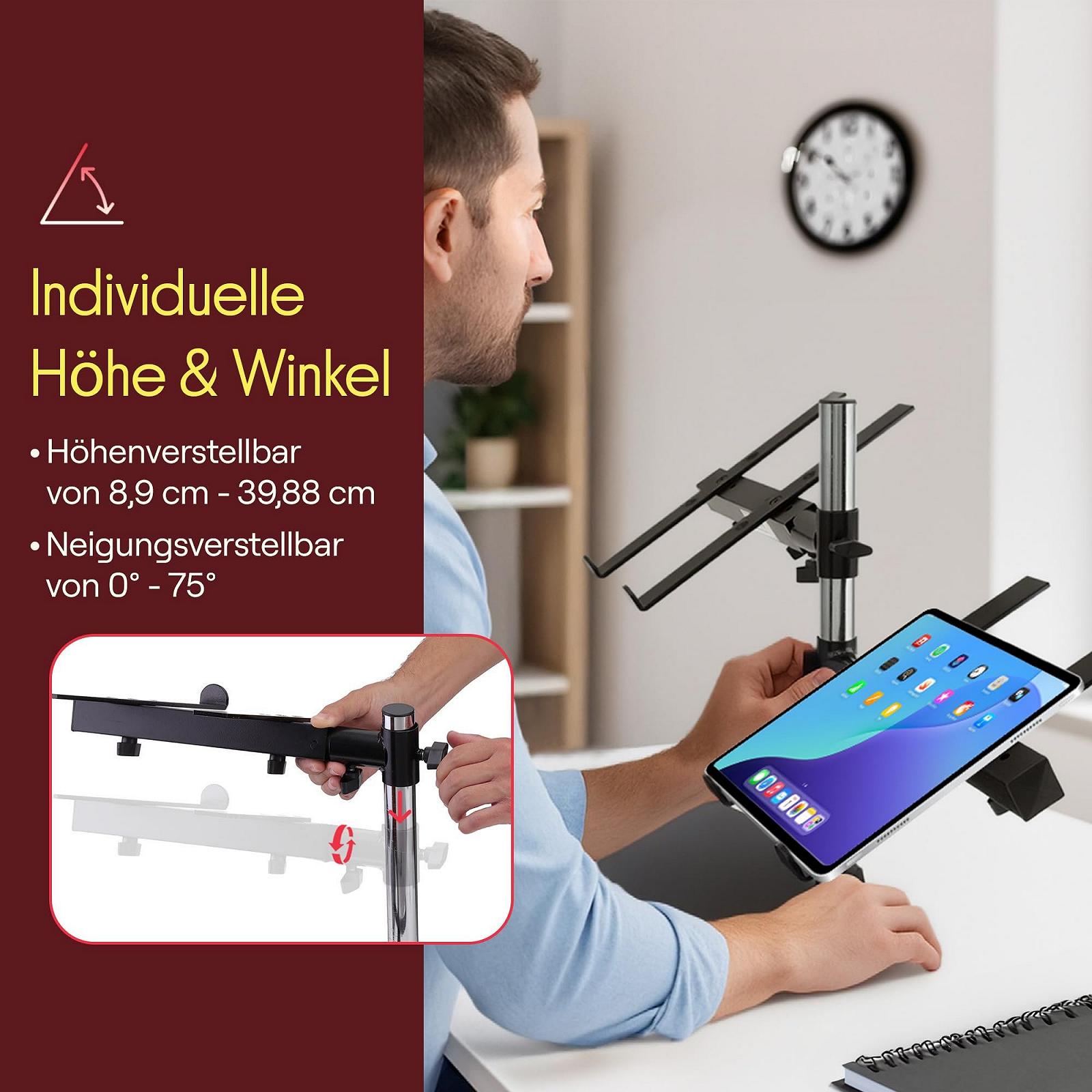 Підставка для ноутбука PylePro PLPTS45 для мікшерного студійного обладнання, одинарна, фото №3