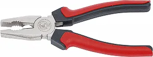 Плоскогубцы комбинированные Kraftmann 326 175 мм, черный/красный/серебристый - Фото 1