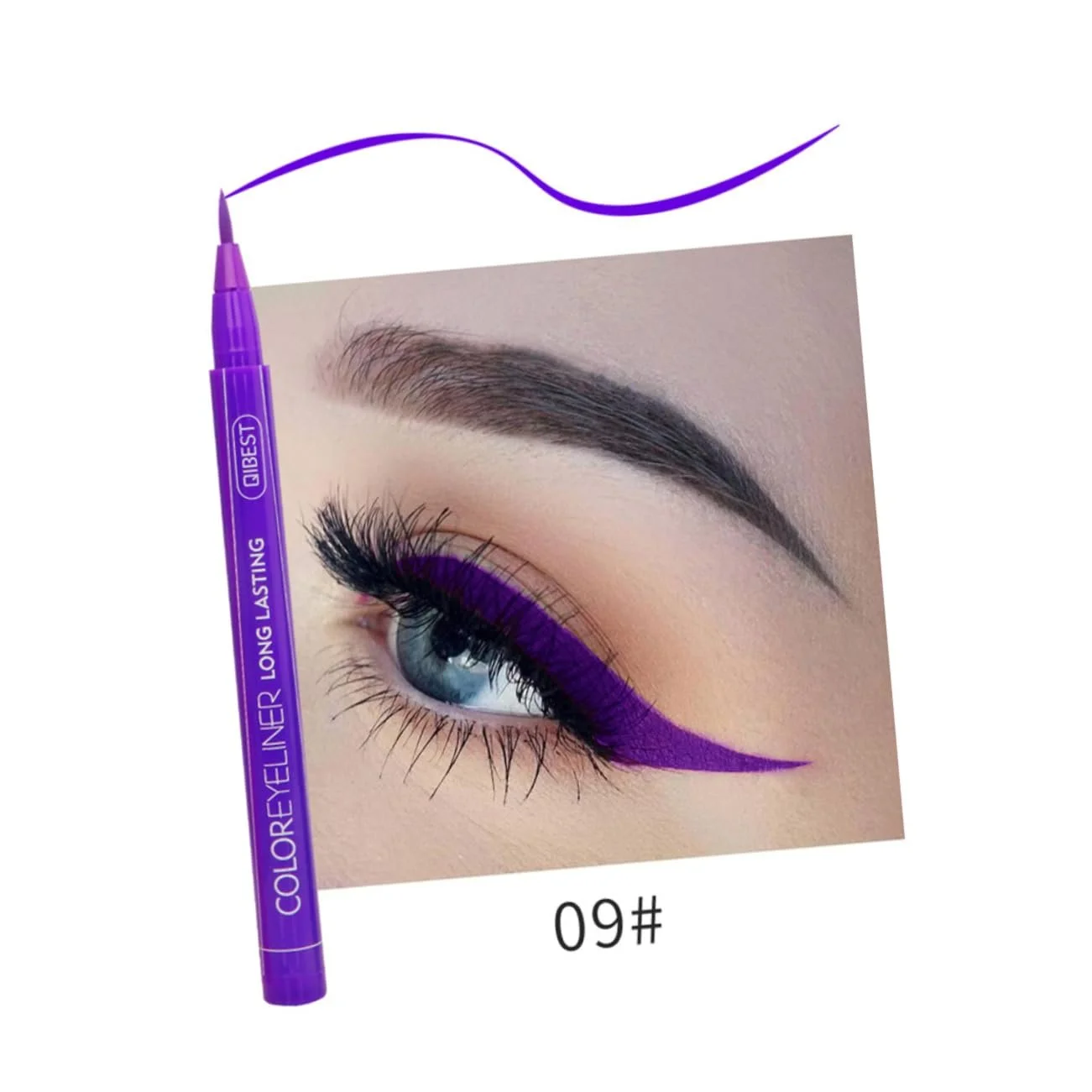 Eyeliner minkissy 24 Stk Neon, водостійка, Рідка, матовий, фото №3