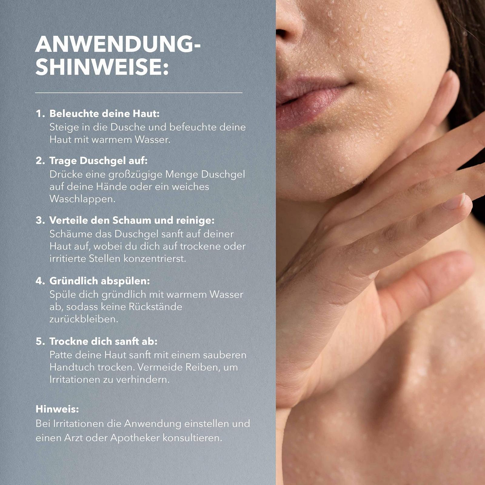 Гель для душу Dermikelp Sensitive Skin заспокійливий очищувальний з екстрактом морських водоростей CEM-K без парабенів 200 мл, фото №4