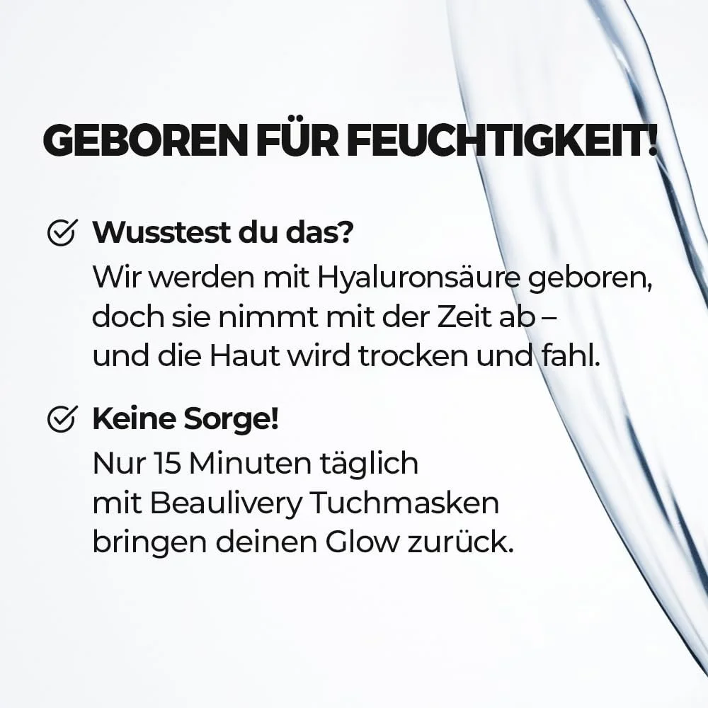 Тканинна маска для обличчя Beaulivery Rice з гіалуроновою кислотою, набір з 10 шт, фото №3