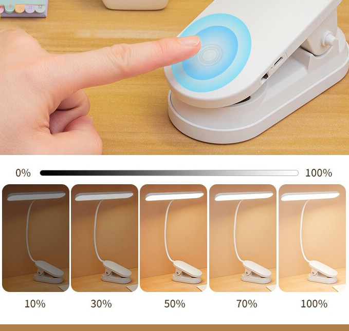 Лампа на прищіпці та гнучкій ніжці AC Prof LDL3878, фото №2