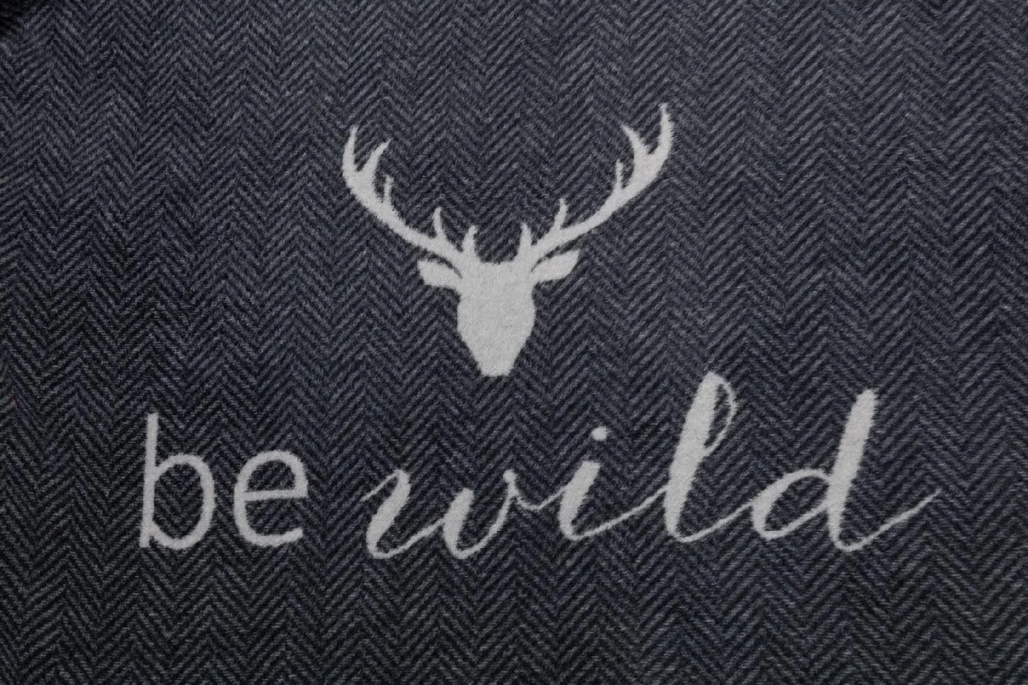 Одеяло David Fussenegger Be Wild Anthracite 200 x 150 см, фото №2