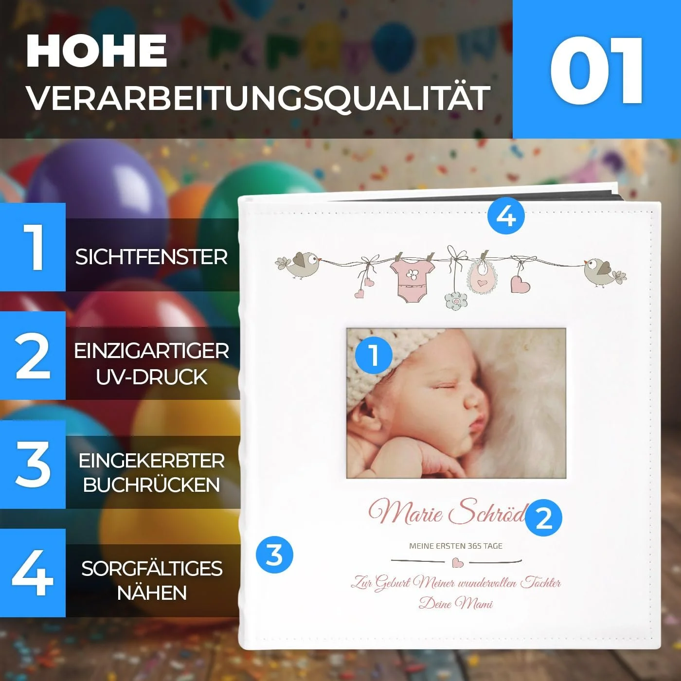 Фотоальбом Murrano для DIY + с принтом - на 240 фотографий 10 x 15 - 60 черных страниц - размер 33 x 30 см - Белый, фото №2 Фотоальбом Murrano для DIY + с принтом - на 240 фотографий 10 x 15 - 60 черных страниц - размер 33 x 30 см - Белый, фото №2