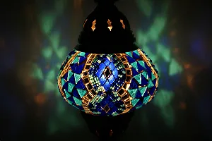 Настільна лампа Samarkand Lights M Мозаїчна Східна Синя synthetic.ua - Фото 1