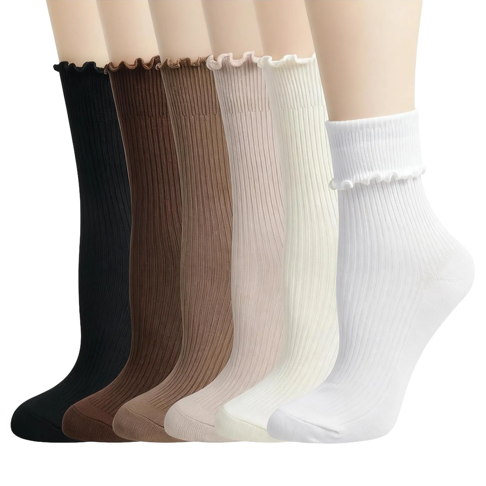 Шкарпетки з рюшами EU 35-41, фото №1