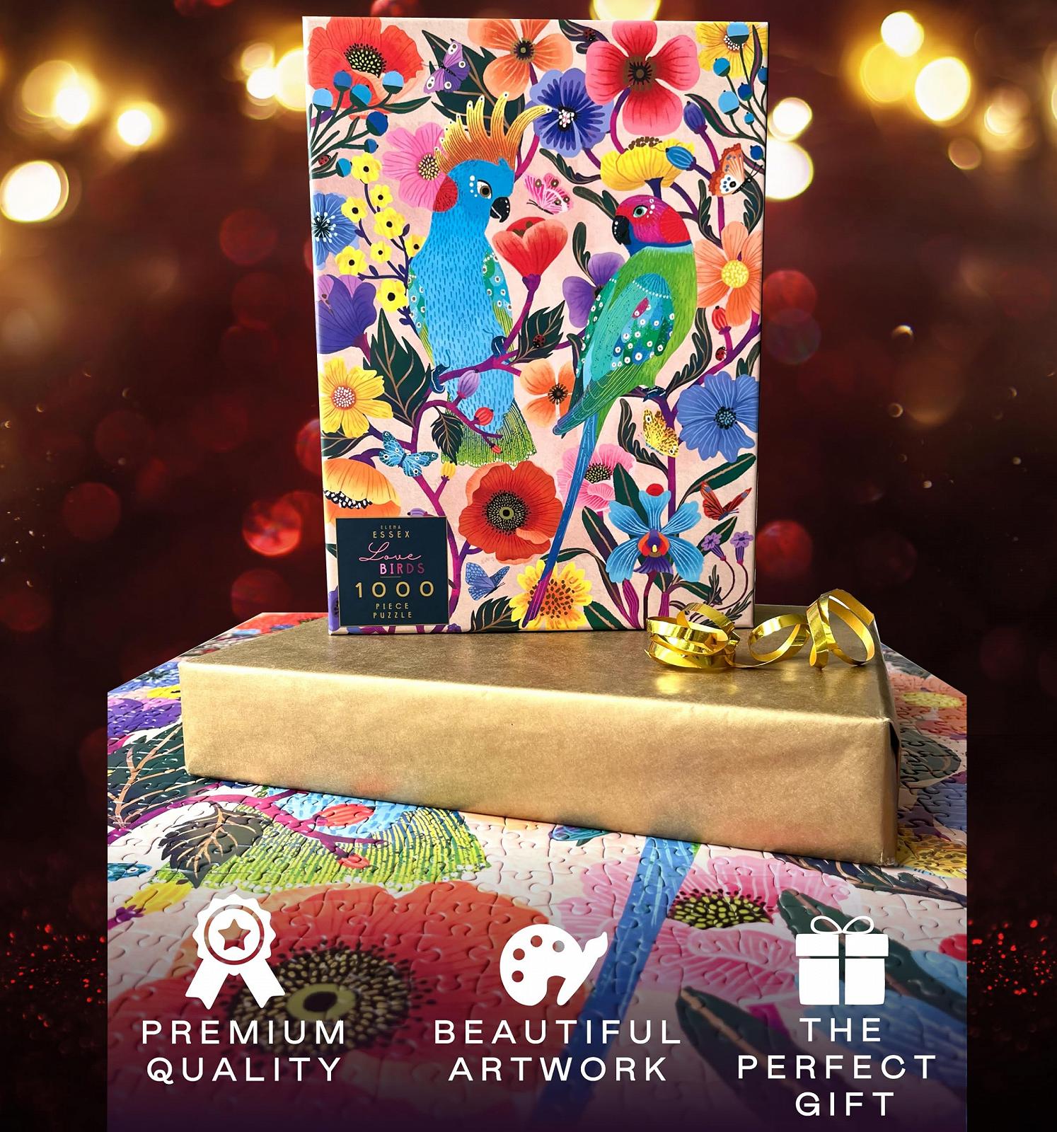 Пазл Elena Essex Lovebirds / Butterfly Bird 1000 деталей 70 х 50 см, фото №4