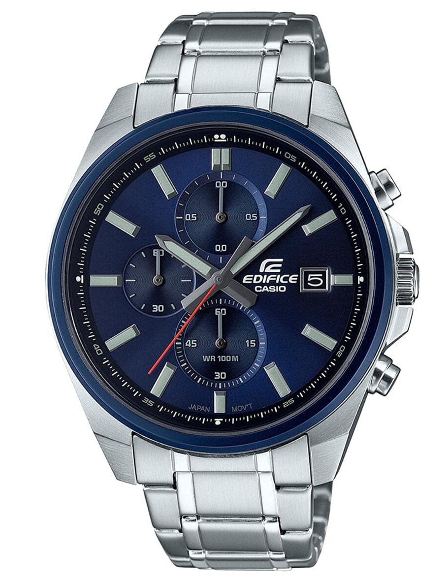 Годинник Casio Unisex Chronograph Quartz EFV-610DB-2AVUEF Сталевий срібний, фото №1