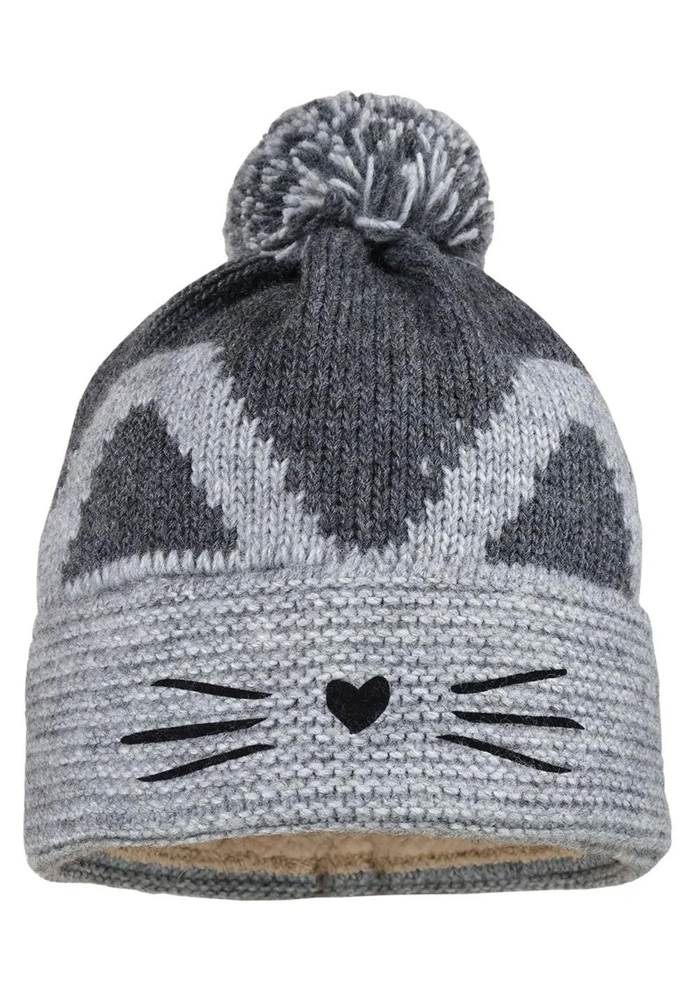 Шапка maximo Для девочек Cat с подкладкой, фото №1 Шапка maximo Для девочек Cat с подкладкой, фото №1