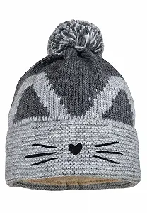 Шапка maximo Для девочек Cat с подкладкой - Фото 1