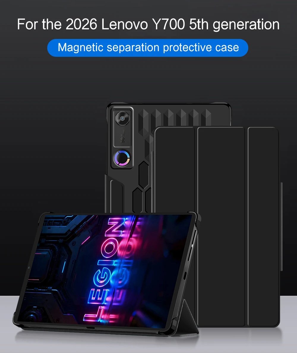 Чохол для планшета Lenovo Legion Y700 5th Gen 2026 8.8" Magnetic Black, фото №5