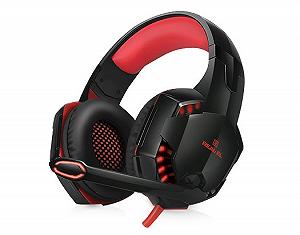 Навушники GDX-8000 VIBRATION SURROUND 7.1 BACKLIT black-red ігрові з мікрофоном USB - Фото 1